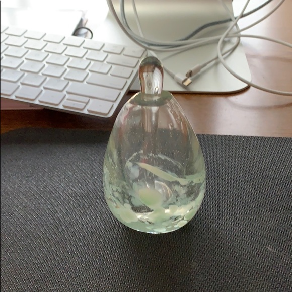 One of a kind hand blown art glass perfume bottle - Picture 1 of 3